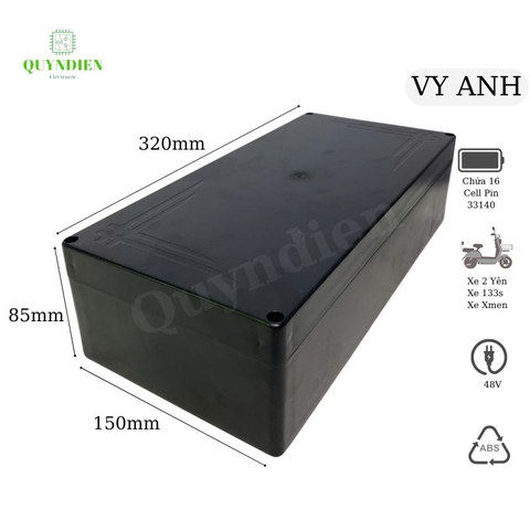 Hộp Đựng Pin Xe Đạp Điện 320x150x85mm VY ANH