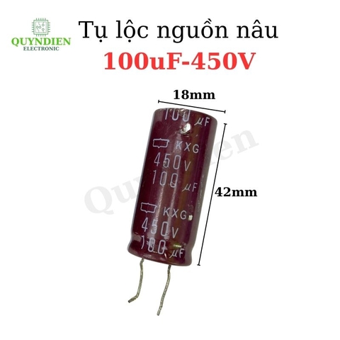 Tụ Lộc Nguồn 100uf-450V Hàng Tháo Máy