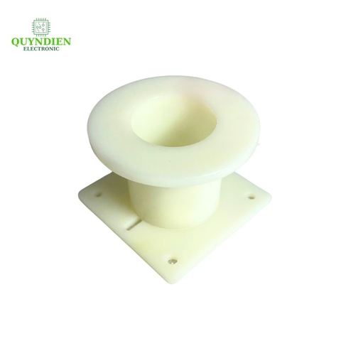 Lõi Nhựa Vuông Tròn 40 Quấn Cuộn Cảm Phân Tần Loa - Màu Trắng Sữa