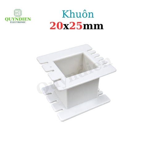 Khuôn Nhựa Quấn Biến Áp Fe Silic 20x25mm