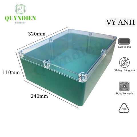Hộp nhựa ABS 320x240x110mm VY ANH