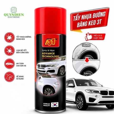 Tẩy Nhựa Đường, Băng Keo 3T - Thùng 24 Chai