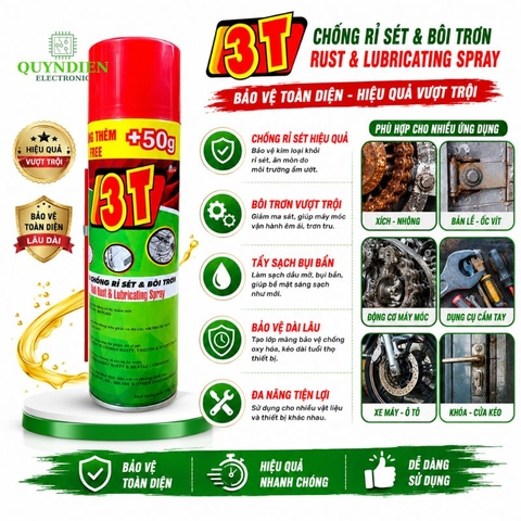 Chai Dầu Chống Rỉ Sét 3T 350g