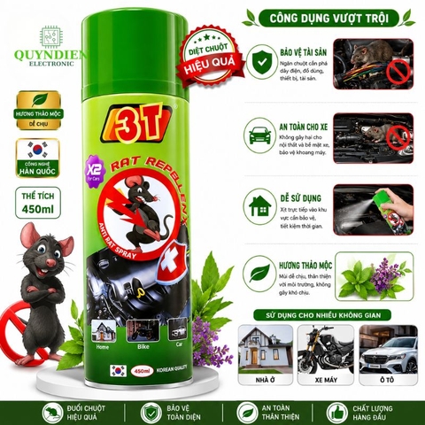 Chai Xịt Đuổi Chuột 3T