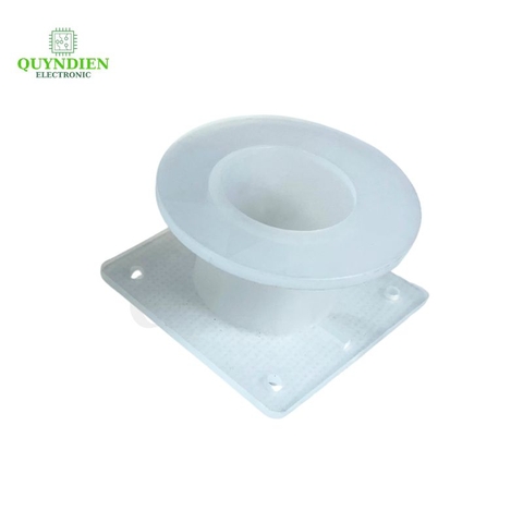 Lõi Nhựa Vuông Tròn 40 Quấn Cuộn Cảm Phân Tần Loa - Màu Trắng Trong