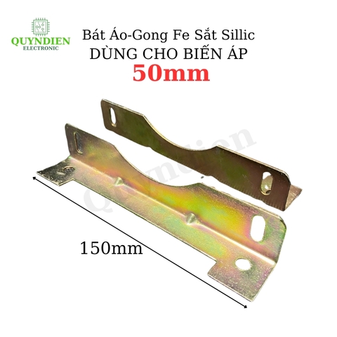 Bát Áo Gong Fe sắt sillic cho Fe 50mm lỗ dùng trong máy Biến Áp