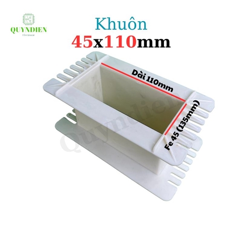 Khuôn nhựa quấn biến áp Fe silic 45x110mm