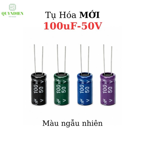 Tụ hóa 100uf - 50V
