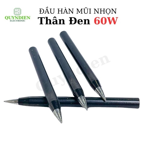 Đầu Hàn Mũi Nhọn Thân Đen 60W