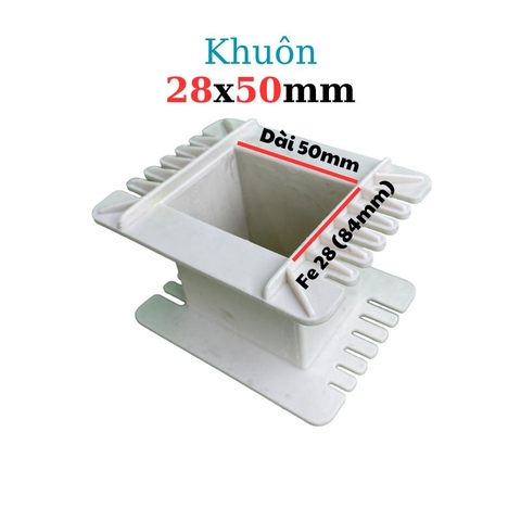 Khuôn nhựa quấn biến áp Fe silic 28x50mm