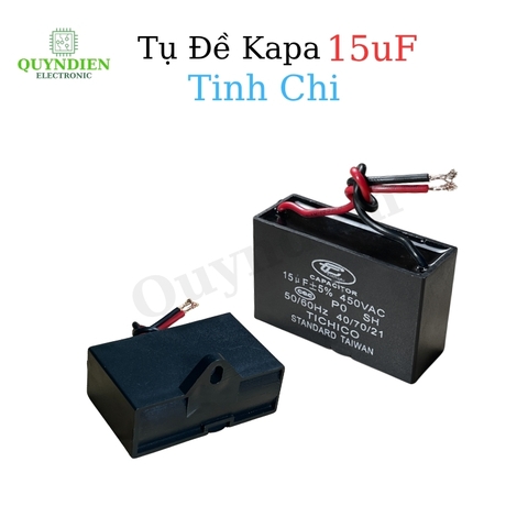 Tụ Đề Kapa 15uF ±5% 450VAC Tinh Chi