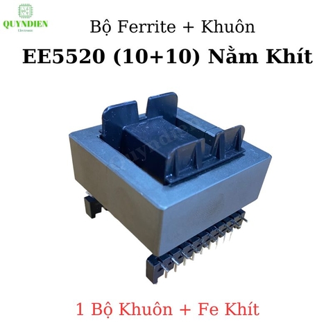 Lõi Biến Áp Xung EE5520 Khuôn Nằm 10+10 chân