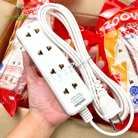 Ổ Cắm 4 Cửa 1200W - VAT - Ổ cắm 4 cửa 1200W 4B5