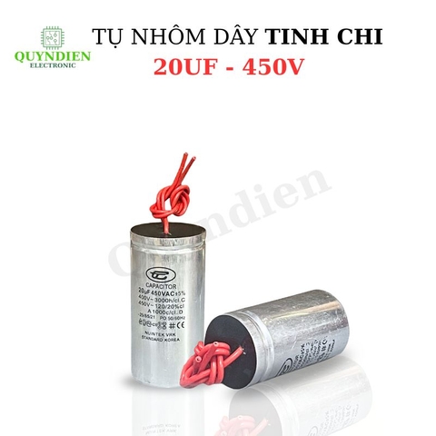 Tụ Nhôm Dây 20uF - 450V