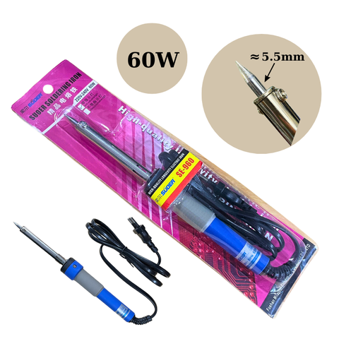 Mỏ hàn tay hàn Suoer SE-960 60W loại tốt có đèn báo