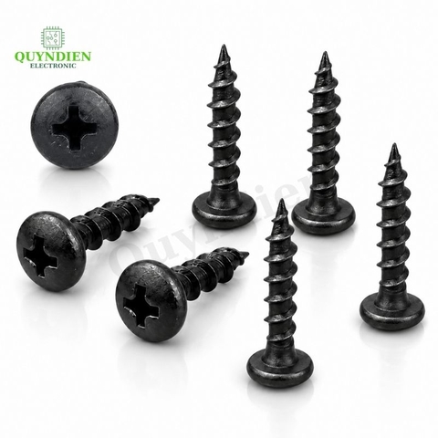 Ốc Vít M4x20mm Taiwan Ren Thưa Nhọn