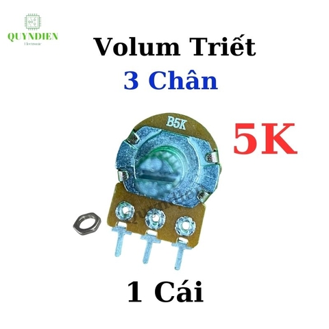 Volum biến trở Triết áp đơn WH148 B5K