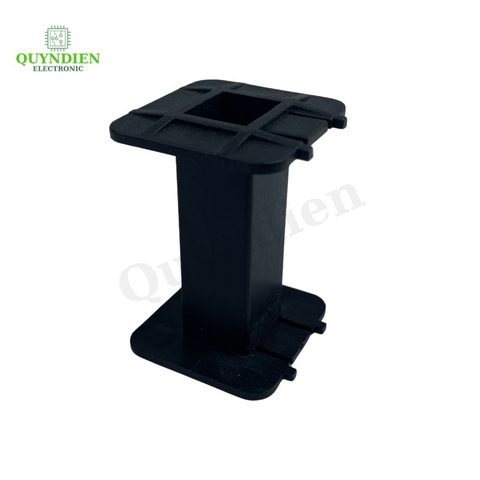 Lõi Nhựa Vuông Dài Đại 68mm Quấn Cuộn Cảm Phân Tần Loa - Màu Đen