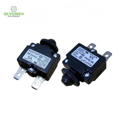 Cầu Chì Tự Động Ngắt Kuoyuh 5A 125/250VAC Size 22x29mm