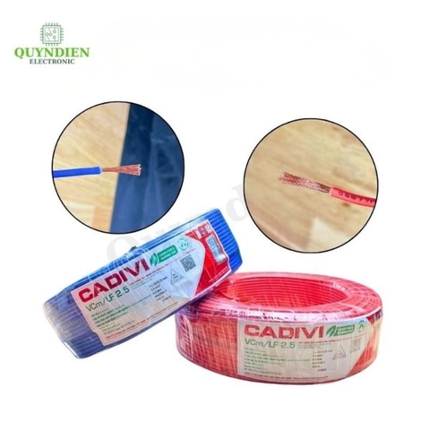 Dây Điện Cadivi Dây Đơn Mềm VCm-2.5 450/750V