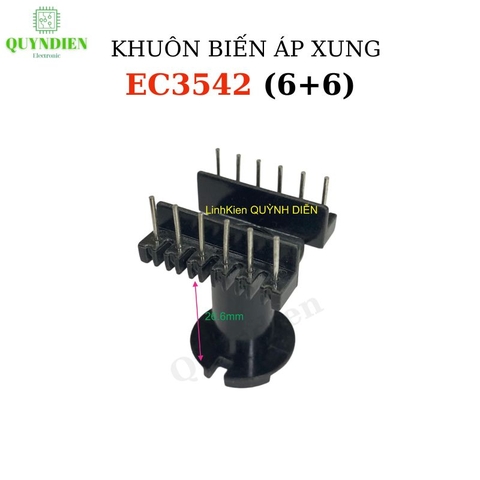 Khuôn Nhựa EC3542 (6+6) dùng lõi ferrit EC 35x42x11mm