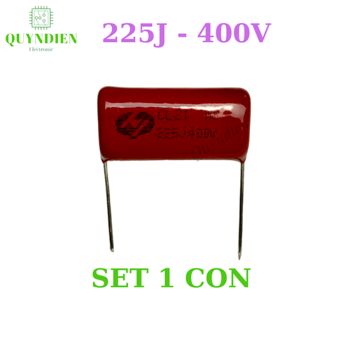 Tụ Kẹo Nâu Đỏ CL21 225J 400V