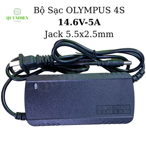 Bộ Sạc Pin Sắt Olympus 4S 14.6V-5A Jack 5.5x2.5mm
