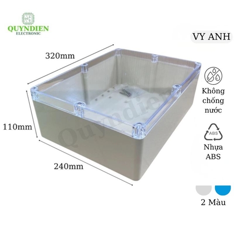 Hộp nhựa ABS 320x240x110mm VY ANH