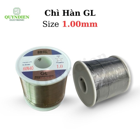 Chì Hàn GL Nhẹ Lửa 1.00mm – Thiếc Hàn Điện Tử Loại 1