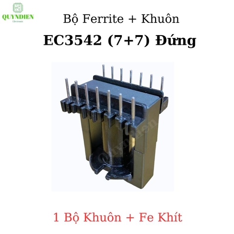 Lõi Biến áp xung EC3542 đứng (7+7 chân)