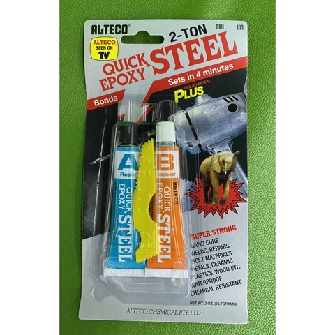 Keo AB - INDONESIA ( Siêu cứng, siêu bền, dễ sử dụng ) - linh kiện điện tử QUỲNH DIỄN