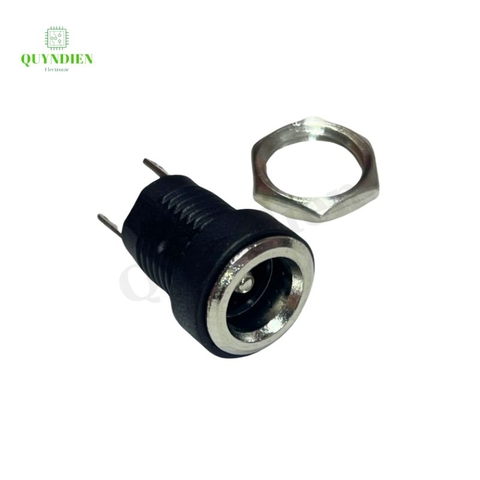Jack, Giắc sạc DC 5.5x2.1mm có tán lỗ khoét 8mm