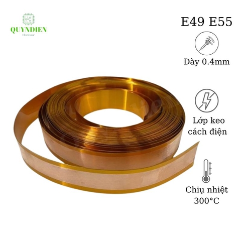 Đồng lá bọc sẵn keo - E49, E55 - 4zem