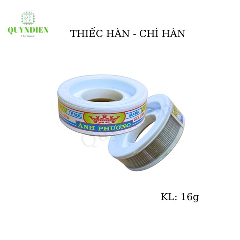 Thiếc hàn chì hàn Ánh Phương Size 0.8mm Cuộn 16g