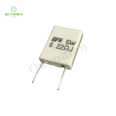 Điện trở sứ 5W Đứng - 0.22R