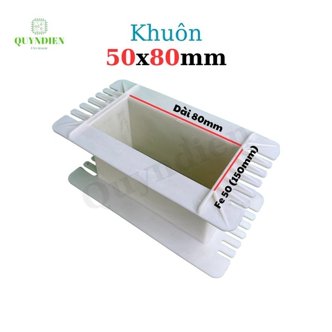 Khuôn nhựa quấn biến áp Fe silic 50x80mm