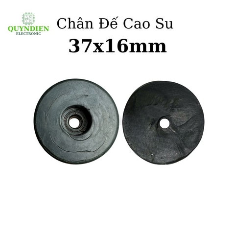 Chân Đế Cao Su Tròn Chống Rung Giảm Ồn Cho Loa Ampli 37x16mm