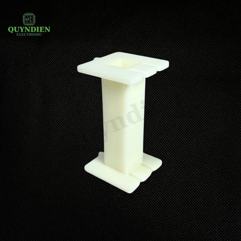 Lõi Nhựa Vuông Dài 50mm Quấn Cuộn Cảm Phân Tần Loa - Màu Trắng Sữa