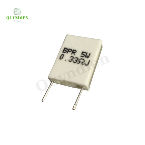 Điện trở sứ 5W Đứng - 0.33R