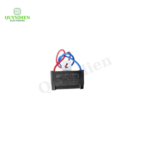 Tụ điện kapa tụ đề tụ ngậm tụ quạt 2uf 450V.AC có Bass