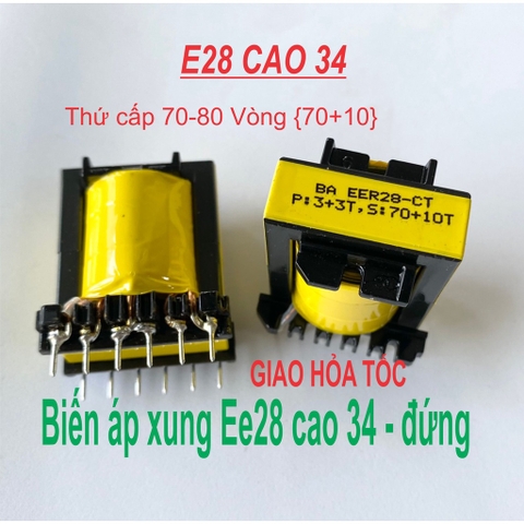 Biến áp xung quấn mới E2834