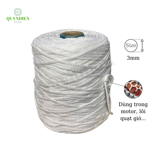 Chỉ ĐAI dùng cho moto, lõi quạt gió..... Size 3mm- Dẹp