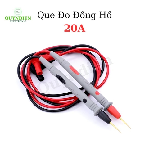 Dây đồng hồ đo điện, que đo đồng hồ vạn năng mũi kim 1000v 20A