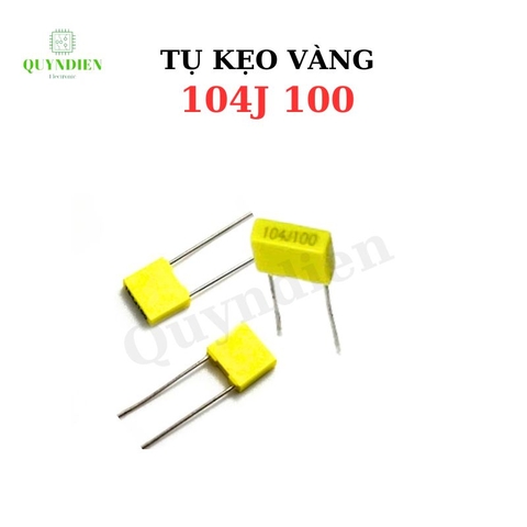 Tụ kẹo vàng 104J 100