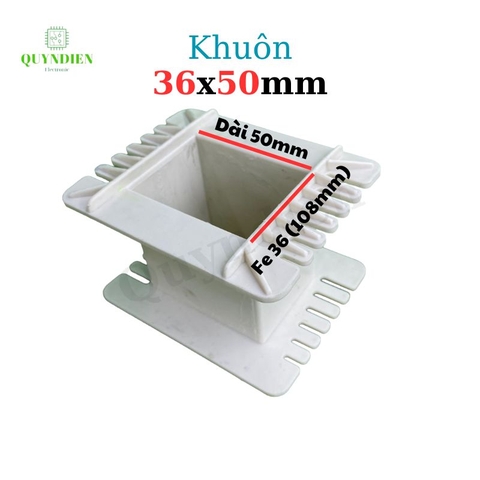 Khuôn nhựa quấn biến áp Fe silic 36x50mm