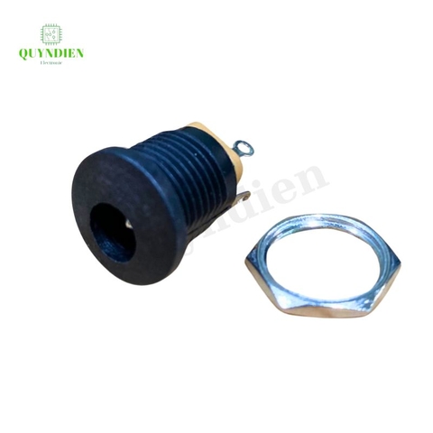 Jack, Giắc sạc DC 5.5x2.1mm có tán lỗ khoét 12mm