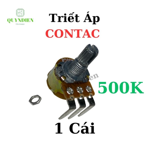 Biến trở Triết áp volum công tắc WH148 B500K