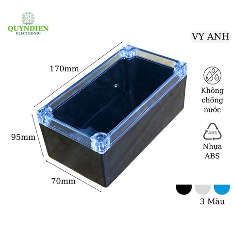 Hộp nhựa ABS 170x95x70mm VY ANH