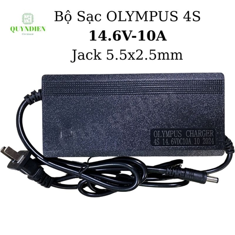 Bộ Sạc Pin Sắt Olympus 4S 14.6V-10A Jack 5.5x2.5mm