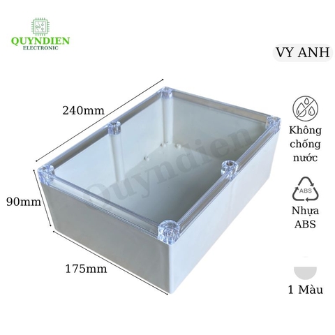 Hộp nhựa ABS 240x175x90mm VY ANH